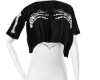 Skeleton Cropped black