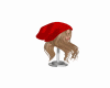 {B}DRedShinnyHat+Hair-F