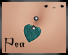 ! Belly Piercing Heart