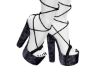 Dark Mystery String Heel