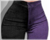 Black/Purple Jeans
