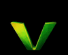 V - Neon Letter Seat