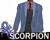 SCORP  Blue & Gray Suit