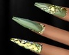 Green Shiny Nails