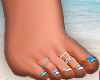 Feet v2 + Blue Nails