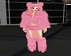 Fur Leggings Pink V1