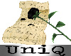 UniQ Black Rose Letter 