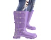 Purp Biker Boots