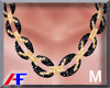AF. Blk Chain Necklace M