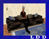 LDD-Brown Velour Couch 1