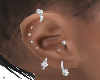 RR Silver Ear Piercing R
