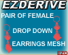Female Earrings Mesh