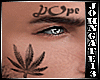 Dope Weed Face Tattoo