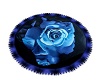 blue rose rug