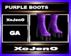 PURPLE BOOTS