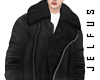 ♛Black Leather Jacket