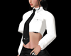Corbata negra + blusa