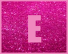 Pink Letter E