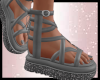 Snow Leopard Sandals