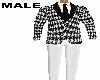 Male Houndstooth 1 Suit