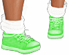 Green Sneakers & Socks