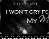 [.s.] Won't Cry For You