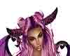 devil purple horns