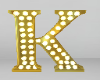 Gold Letter K