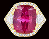 Diana M, Gold Ruby Ring