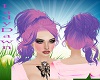 Pink/purple Pony Updo