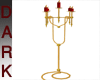 red candles stand