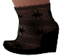 ZP-Black Lace Wedge