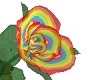 Spectral glass rose