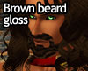 Dark Brown Glossy Beard