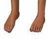 Bare Feet/ USA Toenails