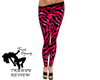 BM Hot Pink Zebra Tights