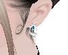 Earring Diamon Azul