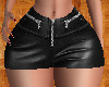Pvc Zip Black Skirt RLL