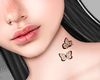 A| butterfly neck tattoo