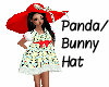 Panda/ Bunny Hat