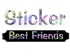 A Best Friends Sticker
