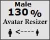 Avatar scaler 130% Male