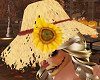 Scarecrow Sunflower Hat