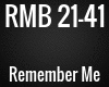 |P2|RMB - Remember me