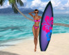 Surfboard w/poses