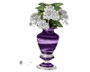 Purple/Silver Swirl Vase