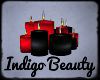*I* PVC Red&Blk Candles