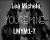 Lea Michele Your mine1/2
