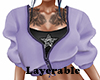 ML! Purple Hoody Layer