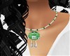 M&M GREEN NECKLACE